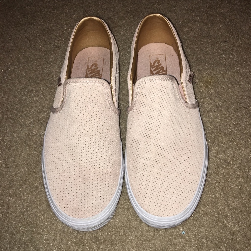 Blush pink Vans